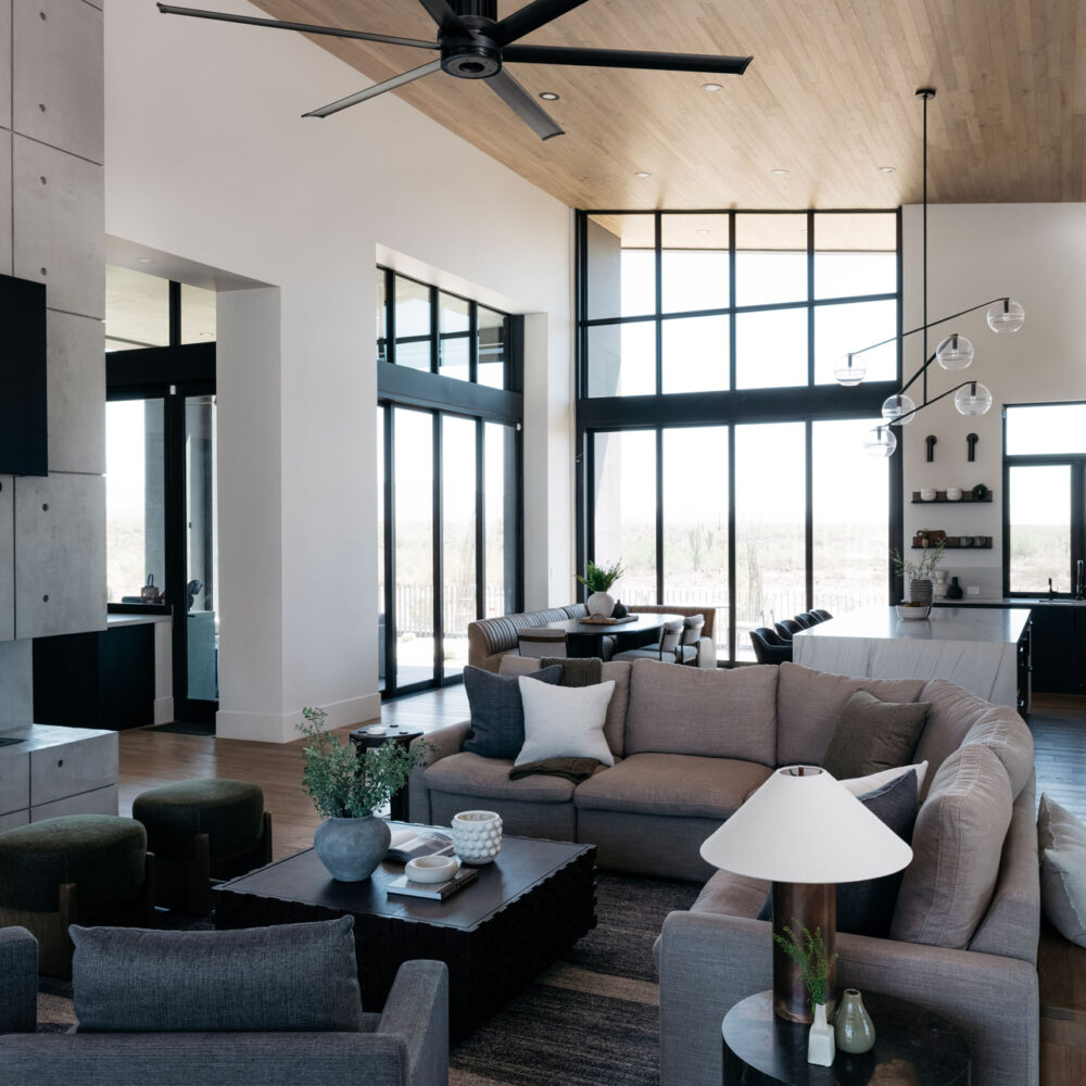 New River Arizona interior design services - living room